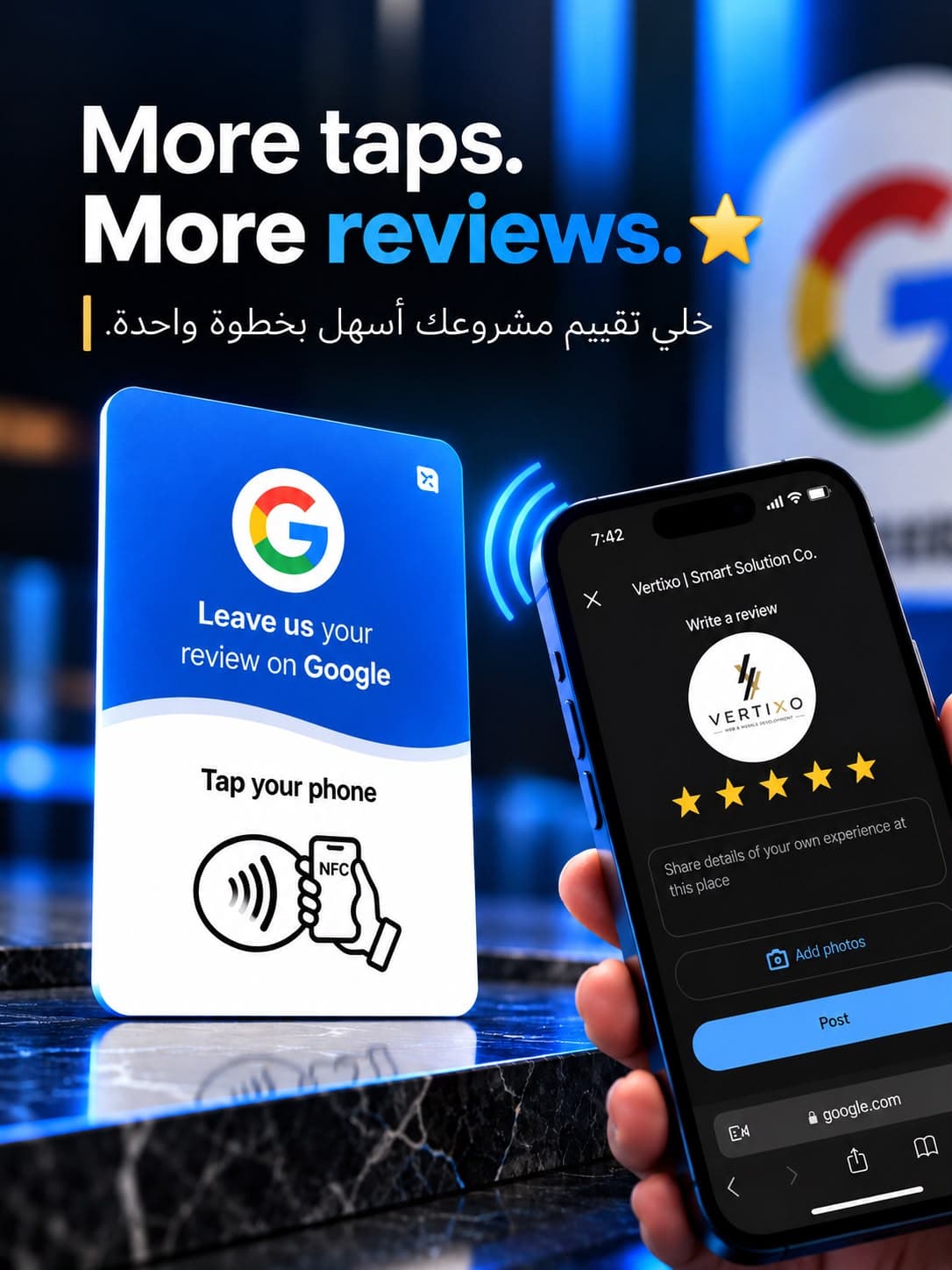 Google review card