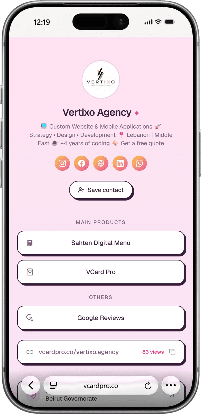 VCard Pro